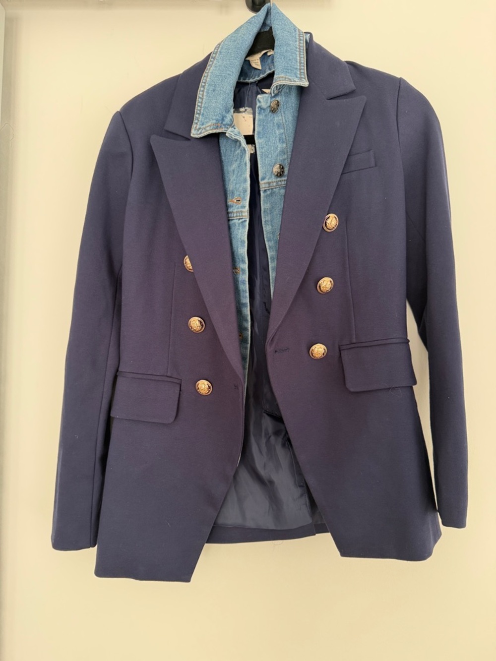 Anthropologie Dolan Miller Navy Dickie Blazer Jacket Size XXS NWT - Picture 8 of 9